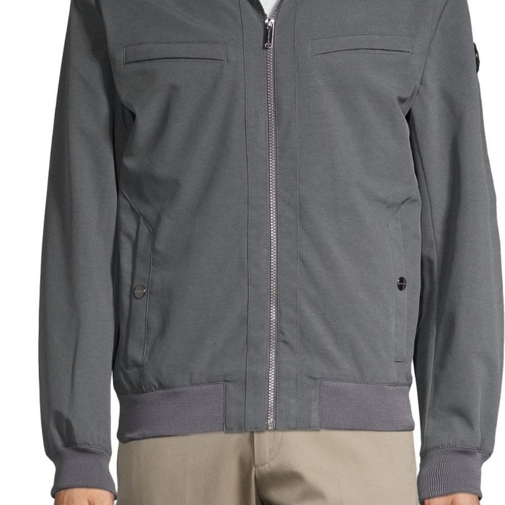 Michael Kors Mockneck Ribbed Jacket - Picture 2 of 3